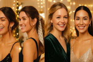 Leia mais sobre o artigo Penteados para Festa em Casa: 4 Looks Elegantes que Você Faz em 10 Minutos