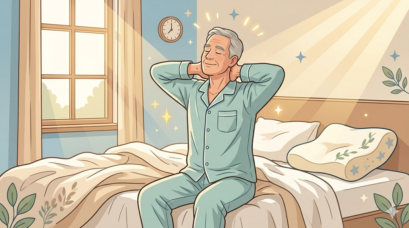 No momento, você está visualizando Sleep Better After 40: How to Care for Your Neck and Wake Up Without Pain
